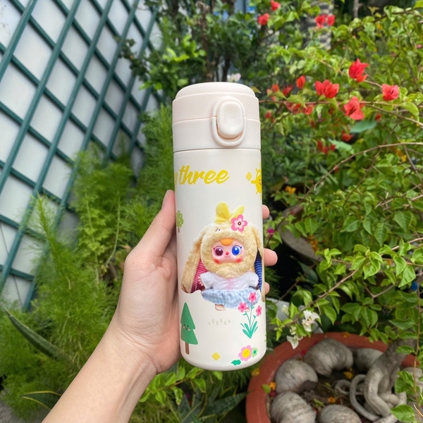 BÌNH NƯỚC cho bé hoạ tiết LABUBU 420ml - LikeKids