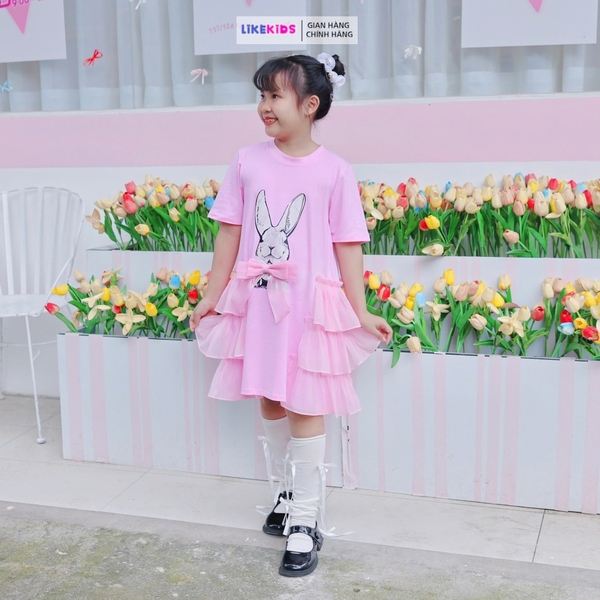 Váy Bé Gái THUN RABIT đáng yêu MH2L87 - Likekids