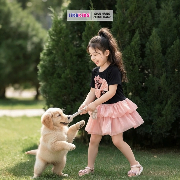 Váy Bé Gái kiểu dáng TÙNG XOÈ E66 - LikeKids