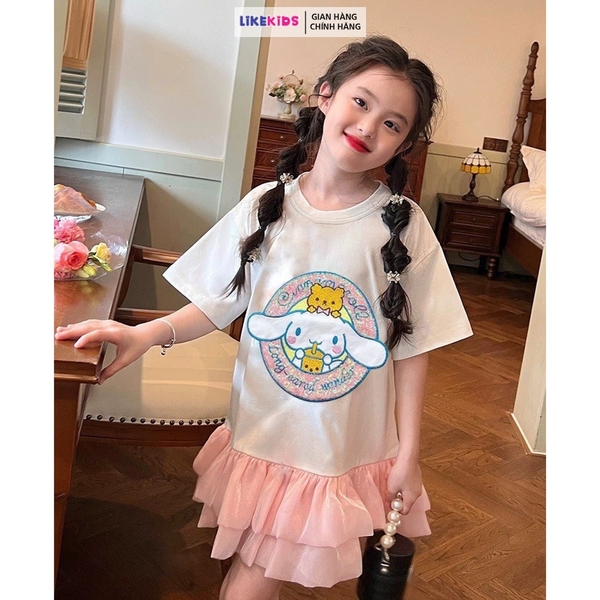Váy Bé Gái kiểu dáng TÙNG XOÈ E66 - LikeKids