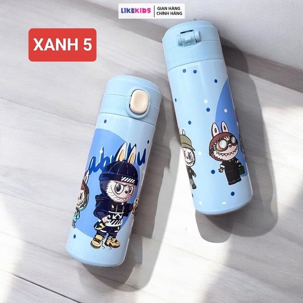 BÌNH NƯỚC cho bé hoạ tiết LABUBU 420ml - LikeKids