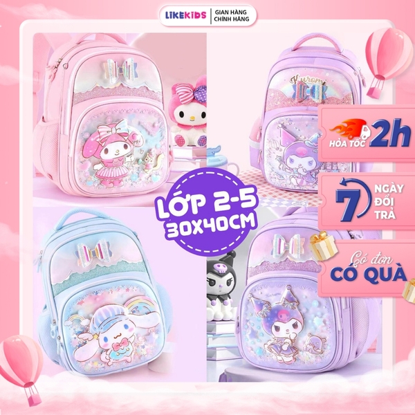 Balo Cho Bé Gái Hoạ Tiết KIMSA - LikeKids