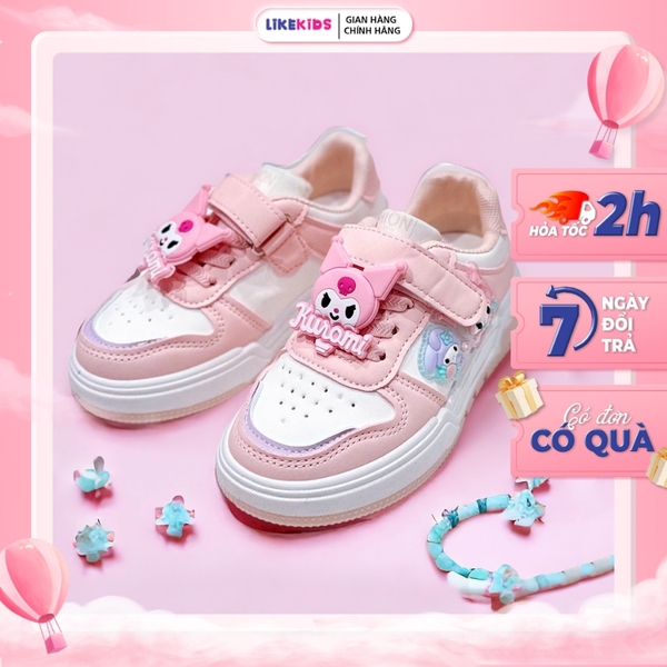 Giày BATA cho bé gái hoạ tiết ĐÔI BẠN K63 - LikeKids