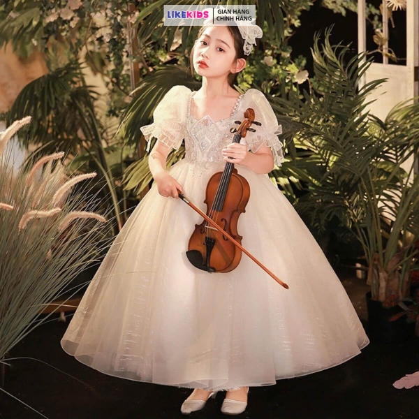Đầm công chúa cao cấp cho bé gái T08 - LikeKids