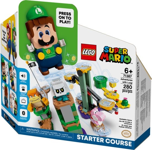 LEGO Super Mario: Starter course - Luigi set