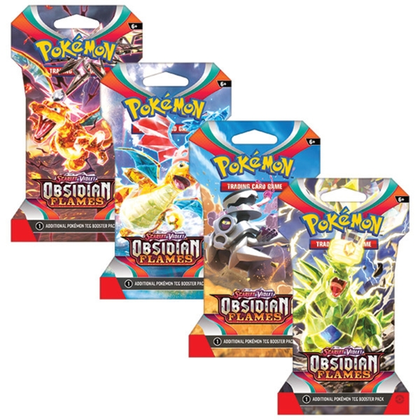 Pokemon TCG Scarlet & Violet: Obsidian Flames Sleeved Pack