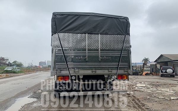Thùng phủ bạt inox Hino 500 Series