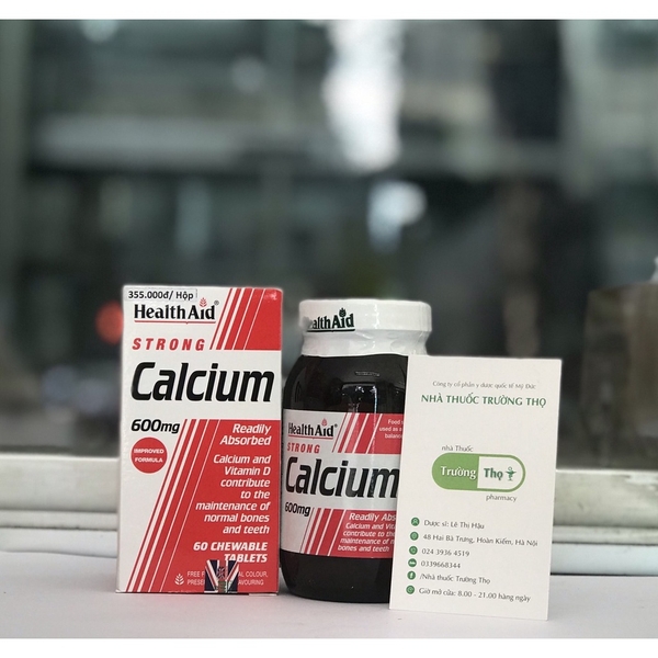 Strong calcium hỗ trợ xương răng chắc khỏe hộp 60 viên