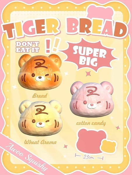 Awoo Squishy Tiger Bread - Bánh Mỳ Chú Hổ CH