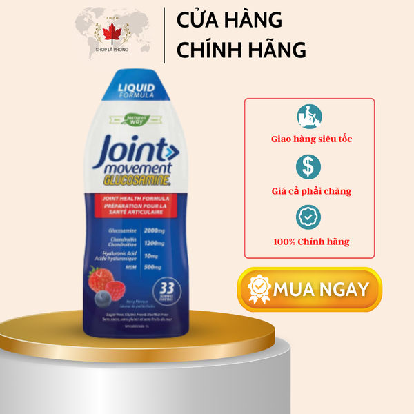 Nước Uống Glucosamine & Chondroitin Sulfate Natural's Way (1L)