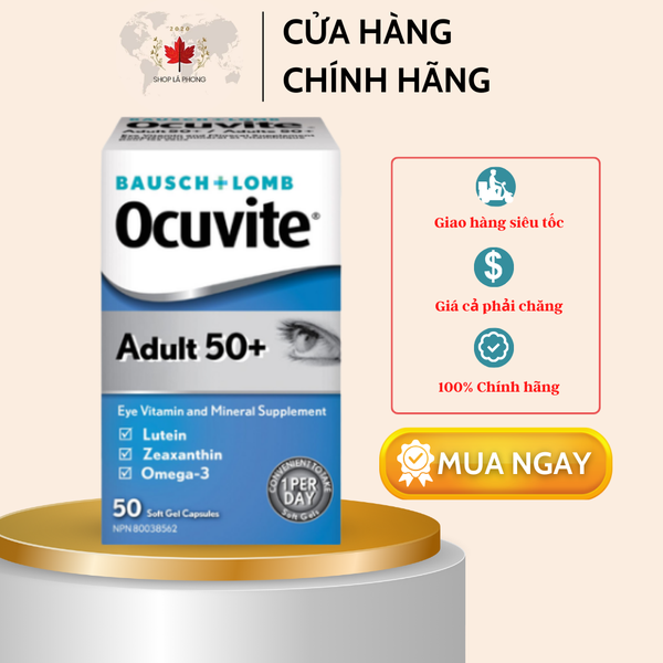 Thuốc bổ sung vitamin và khoáng chất cho mắt Bausch & Lomb