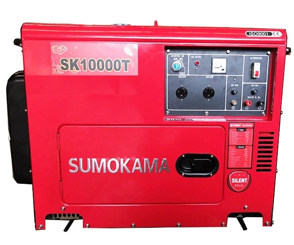 Máy phát điện chạy dầu Sumokama 7.5KW SK10000T Cách âm