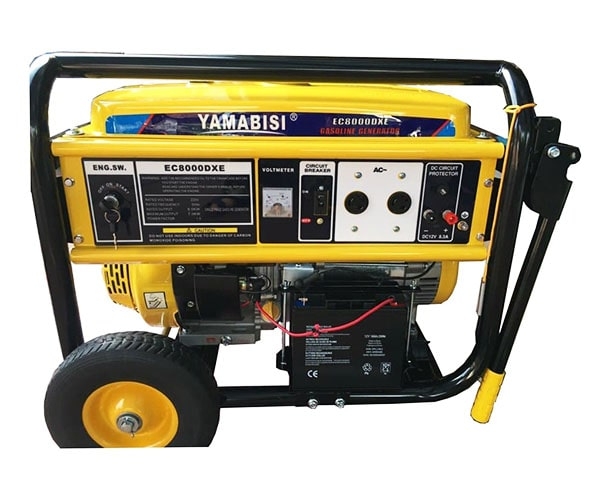 Máy phát điện chạy xăng Yamabisi 6KW EC8000DXE Đề