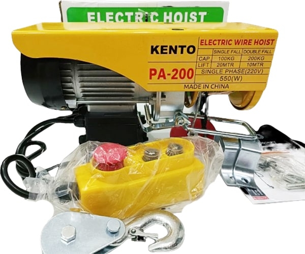 Tời điện mini Kento PA200 12m