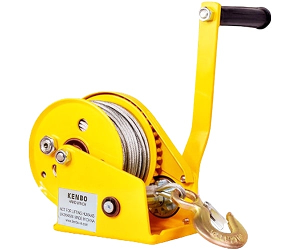 Tời quay tay Kenbo cao cấp 2600LBS 1170kg 20m