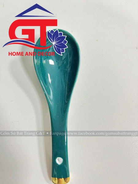 Thìa xanh vàng kim