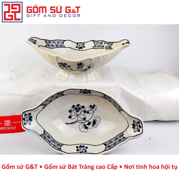 Bát gà vẽ sen cành