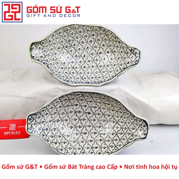 Bát gà vẽ hoa bèo xanh đồng