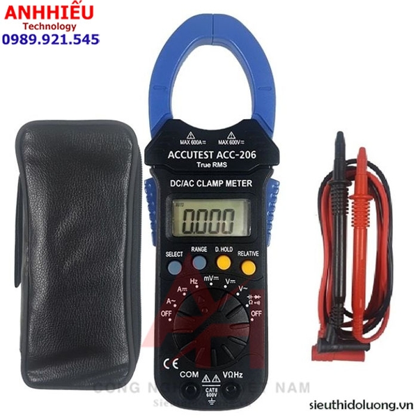 Ampe kìm đo dòng điện AC/DC ACCUTEST ACC-206