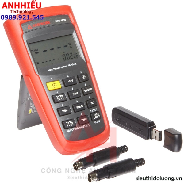 Dụng cụ đo nhiệt độ Amprobe RTD-10W