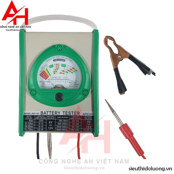 Thiết bị kiểm tra pin, ắc quy APECH ABT 107