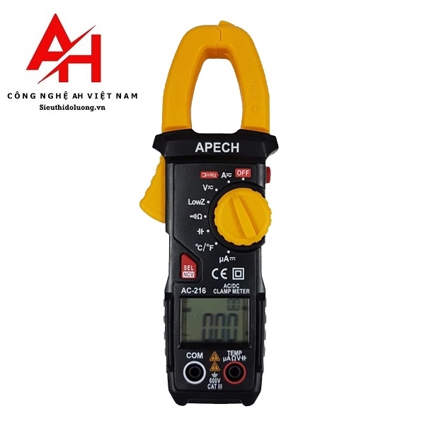 Ampe kìm đo dòng xoay chiều APECH AC-216 (600A)