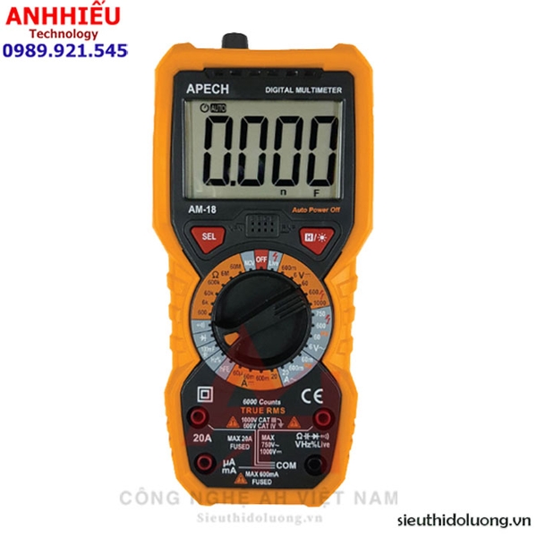Đồng hồ vạn năng APECH AM-18 (TrueRMS)