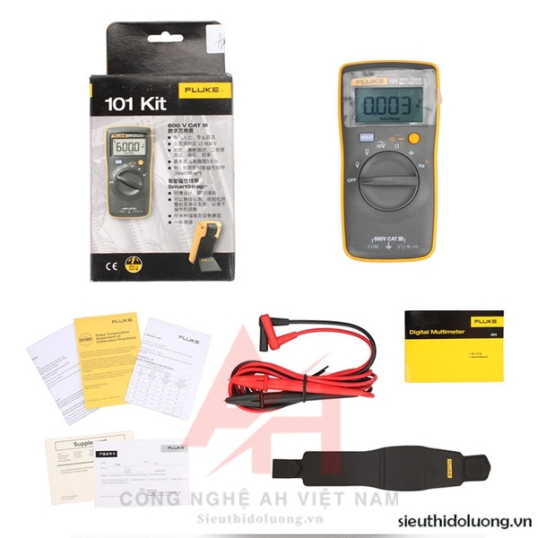 Đồng hồ vạn năng FLUKE 101 KIT chỉ với 1210k