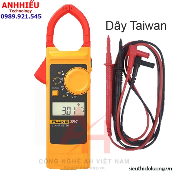 Ampe kìm Fluke 301C TẶNG TÚI FLUKE ĐỰNG MÁY