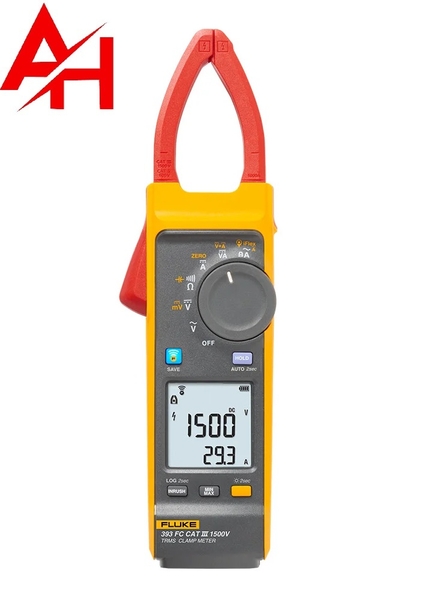 Ampe kìm đo năng lượng mặt trời Fluke 393 FC CAT III 1500 V