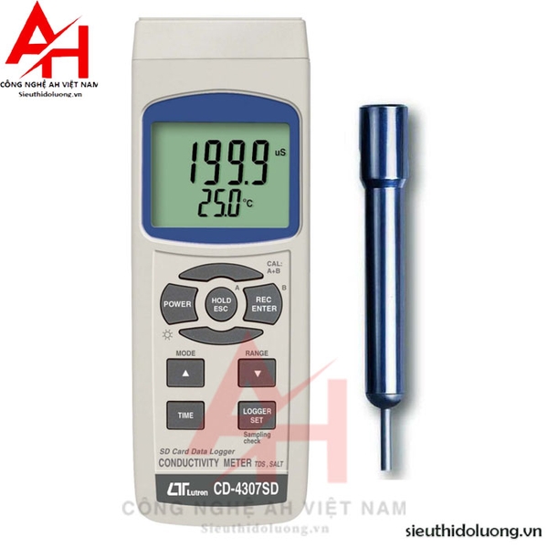 Máy đo độ dẫn điện của nước LUTRON CD-4307SD