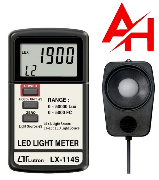 Máy đo ánh sáng đèn LED Lutron LX-114S