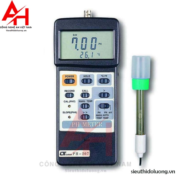 Máy đo pH nước LUTRON PH-207