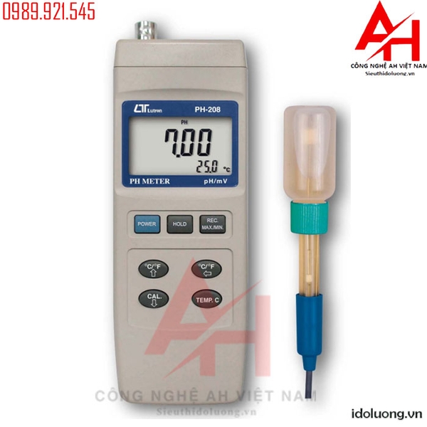 Máy đo pH nước LUTRON PH-208