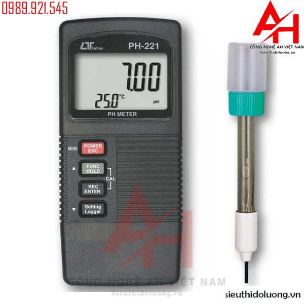 Máy đo pH nước LUTRON PH-221