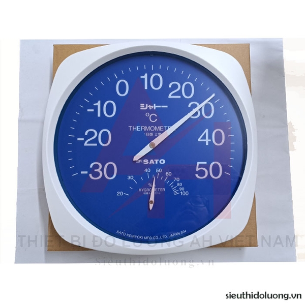 Đồng hồ đo nhiệt độ, độ ẩm treo tường SATO TH-300