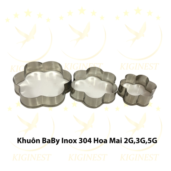 Khuôn Yến Inox Baby Hoa Mai