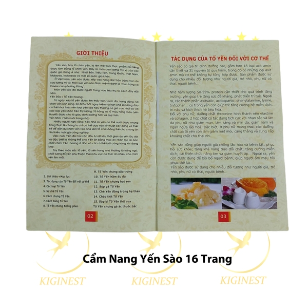 Cẩm Nang Sử Dụng Yến Sào - Cuốn 16 Trang