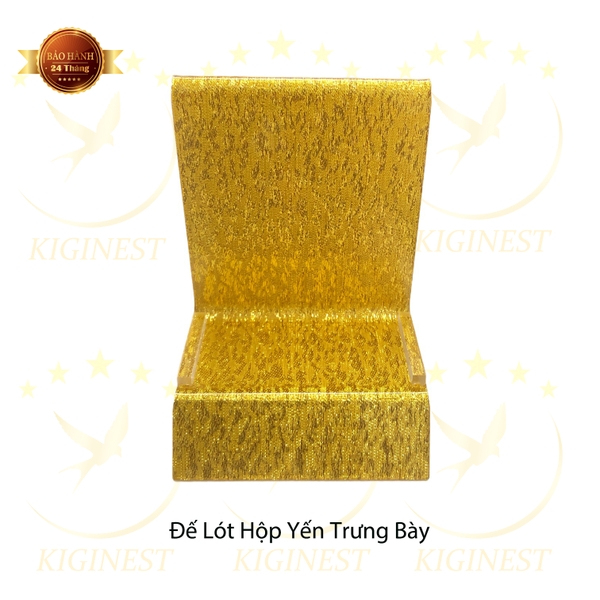 Đế Lót Hộp Yến Mạ Vàng Nhũ Kim