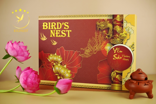 Bộ Hộp Quà Giấy Long Phụng 100G
