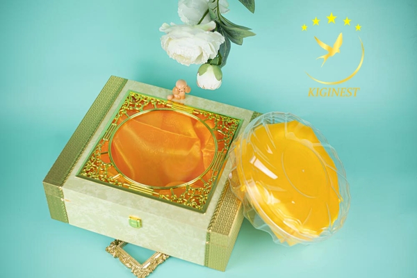 Bộ Hộp Quà Gỗ Khay Hộp Hoa Mai 100G