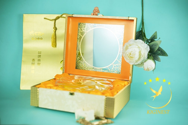Bộ Hộp Quà Gỗ Khay Hộp Hoa Mai 100G