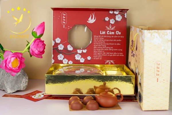 Bộ Hộp Quà Giấy Nam Châm Khay Đài Loan 100G