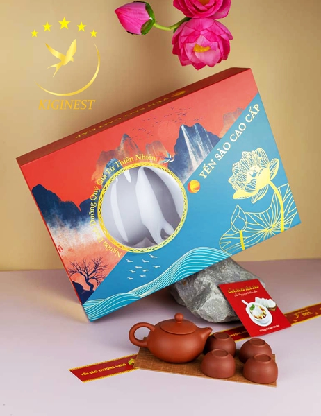 Bộ Hộp Quà Giấy Nam Châm Khay Đài Loan 100G