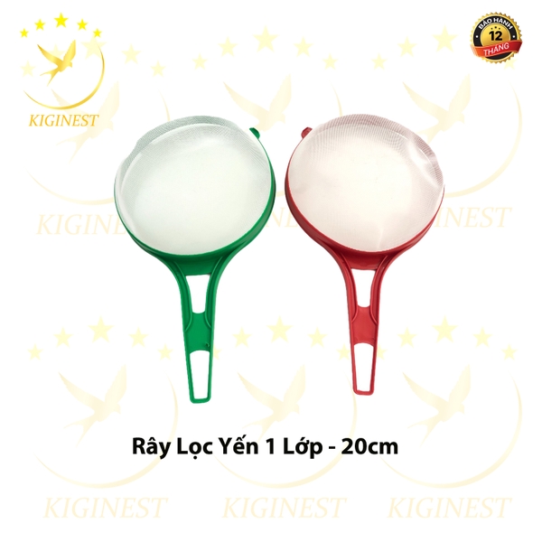 Rây Nhựa Lọc Yến 1 Lớp 20cm