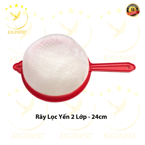 Rây Nhựa Lọc Yến Rây 2 Lớp 24cm