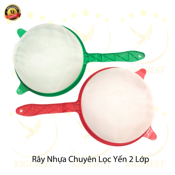Rây Nhựa Lọc Yến Rây 2 Lớp 20cm