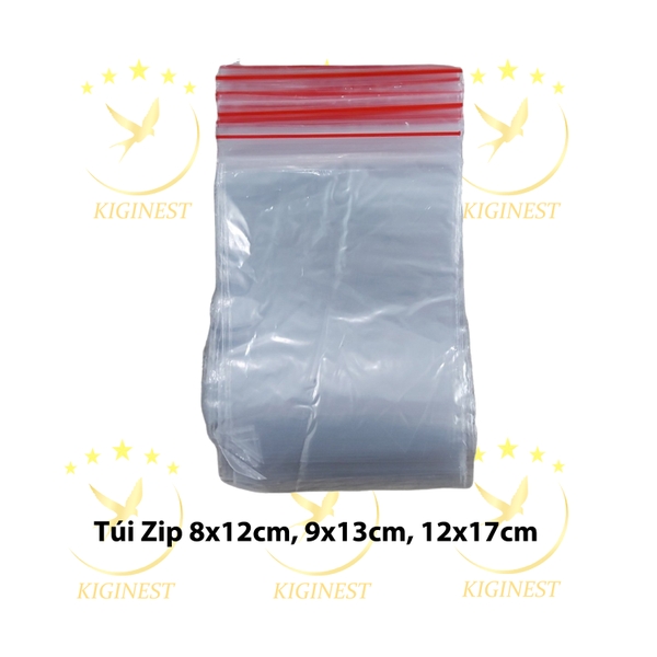 Túi Zip Trong Chỉ Đỏ - 1 Kg