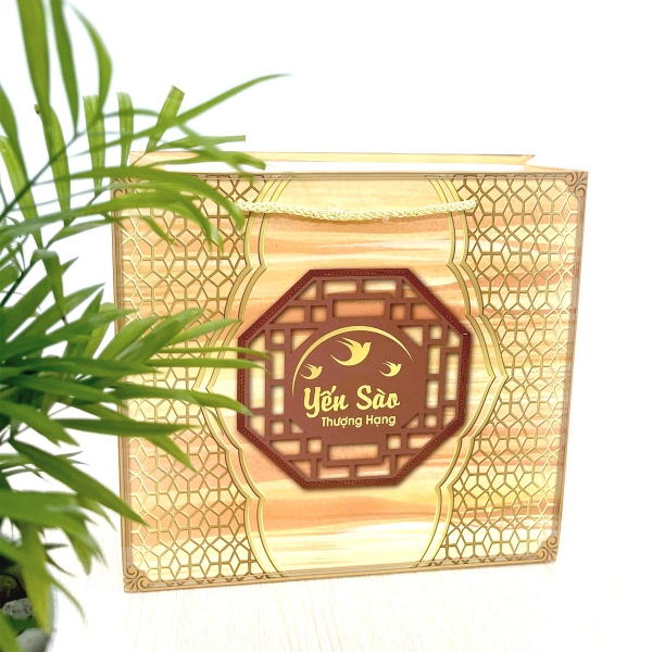 Túi Giấy Vân Gỗ 100g