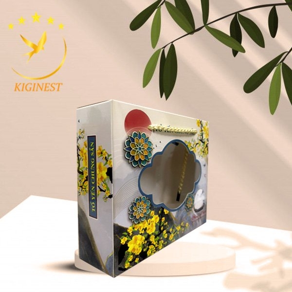 Túi Giấy Đựng 6 Hũ Yến Chưng Không Khay